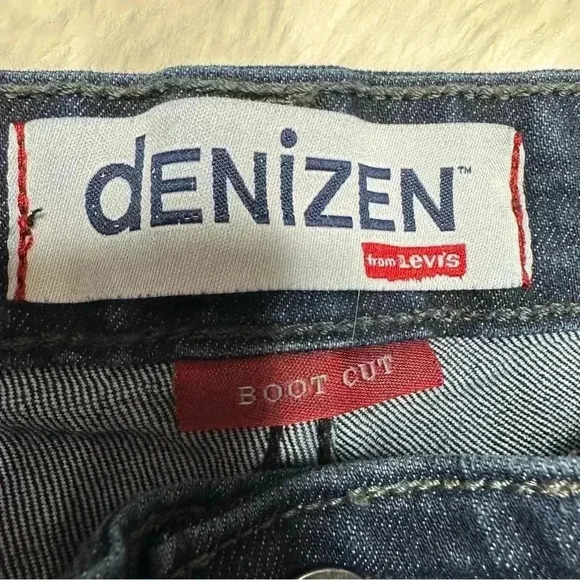 Denizen From Levi’s Boot Cut Jeans Dark Wash Size 8M - Picture 7 of 16